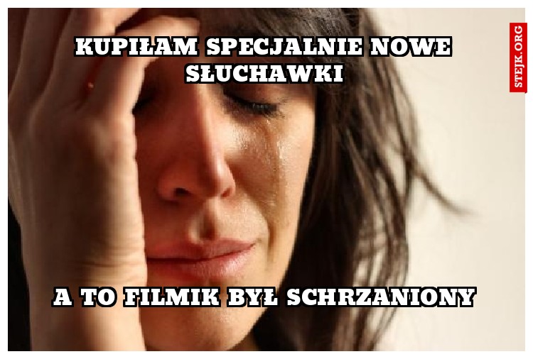 kupiłam specjalnie nowe słuchawki