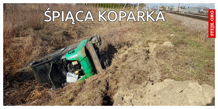 Śpiąca koparka