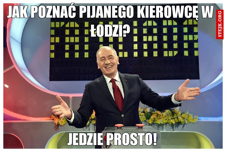 Jak poznać pijanego kierowcę w łodzi?