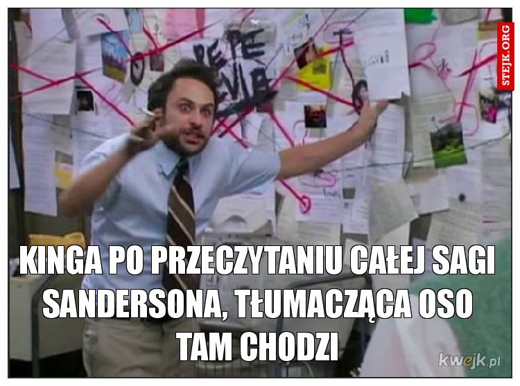 Kinga po przeczytaniu całej sagi sandersona, tłumacząca oso tam chodzi