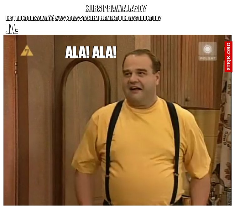 Kurs prawa jazdy