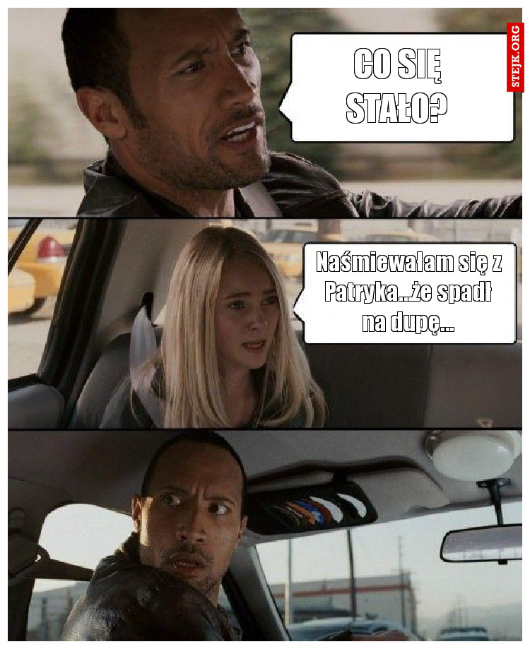 Co się stało?