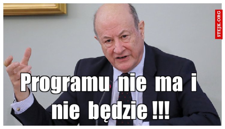 Programu  PO prostu  nie  ma  i  nie  będzie !!!