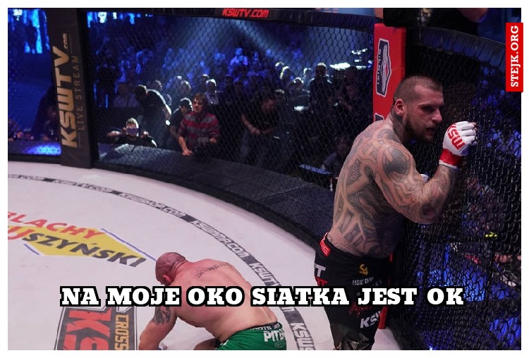 na moje oko siatka jest OK