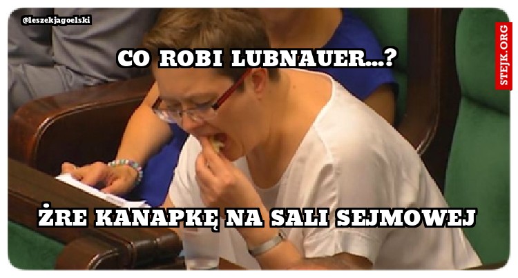 co robi Lubnauer...?