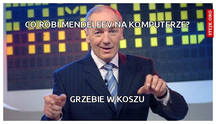 Co robi mendeleev na komputerze?