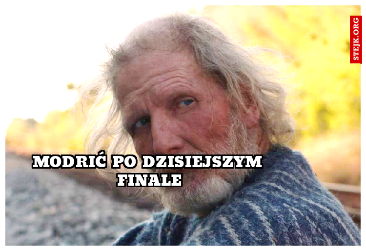 Modrić po dzisiejszym finale