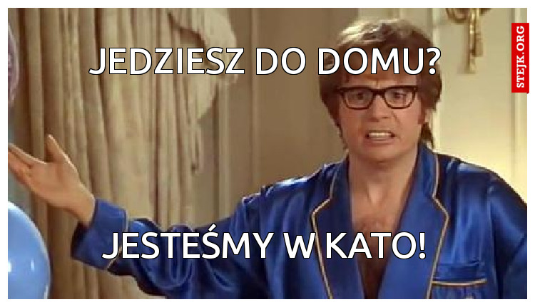 Jedziesz do domu?
