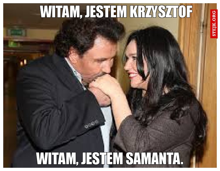 Witam, jestem Krzysztof