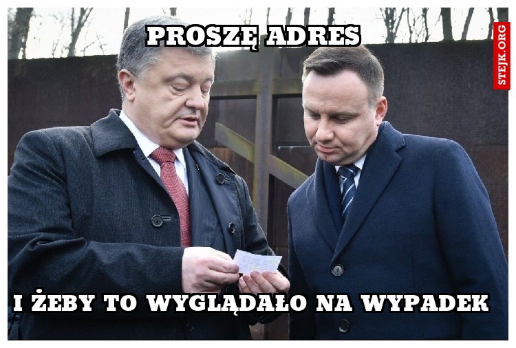 proszę adres
