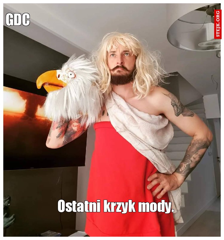 Ostatni krzyk mody. 