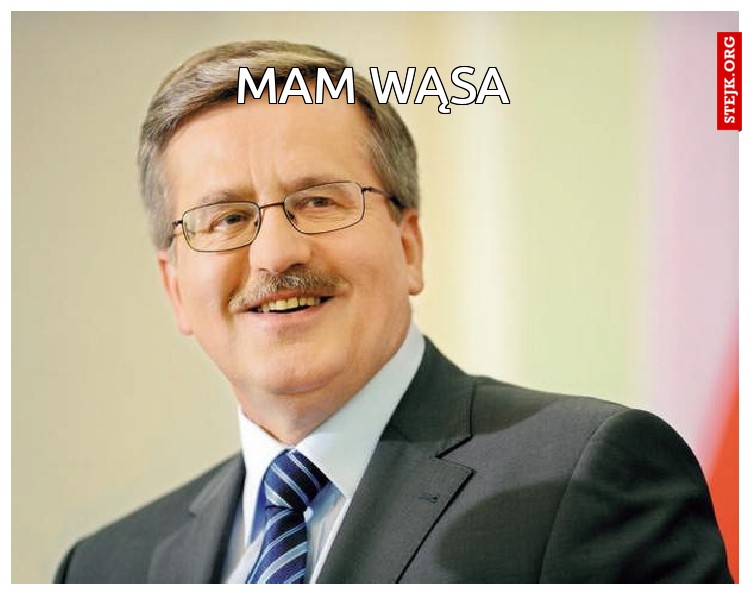 mam wąsa