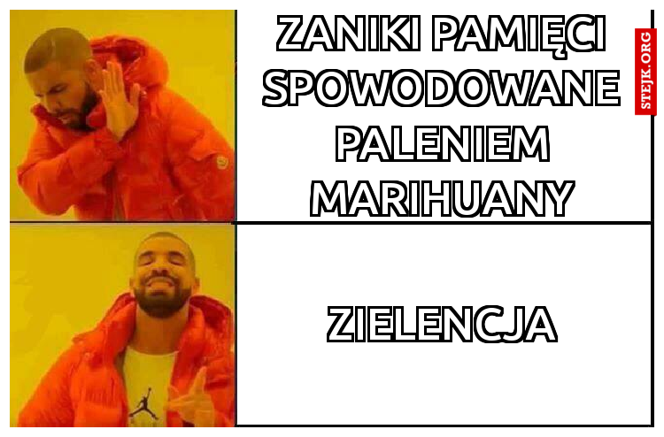 ZANIKI PAMIĘCI SPOWODOWANE PALENIEM MARIHUANY