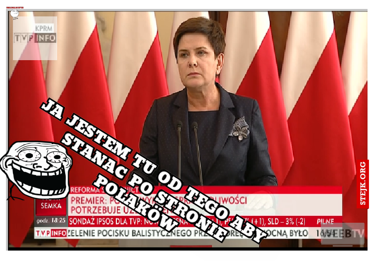ja jestem tu od tego aby stanac po stronie polaköw