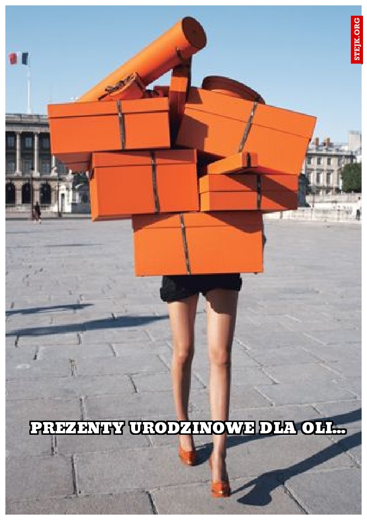 prezenty urodzinowe dla oli...