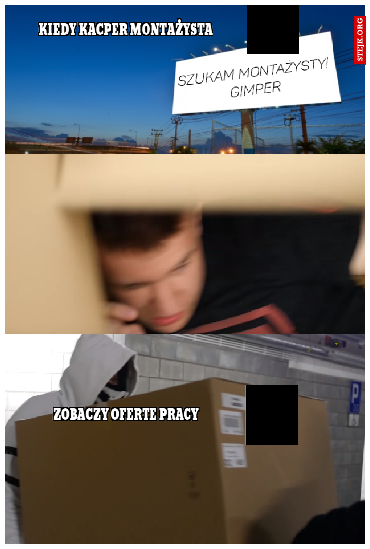 Kiedy Kacper Montażysta