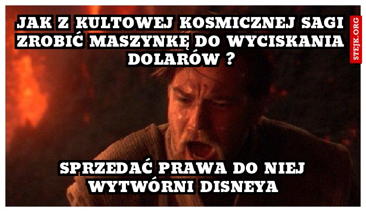 jak z kultowej kosmicznej sagi zrobić maszynkę do wyciskania dolarów ?