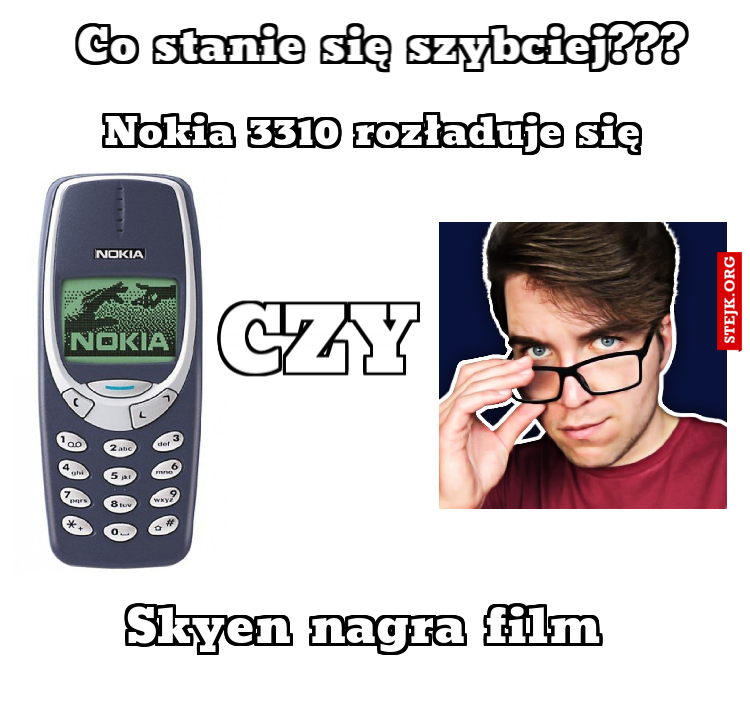 Co stanie się szybciej?