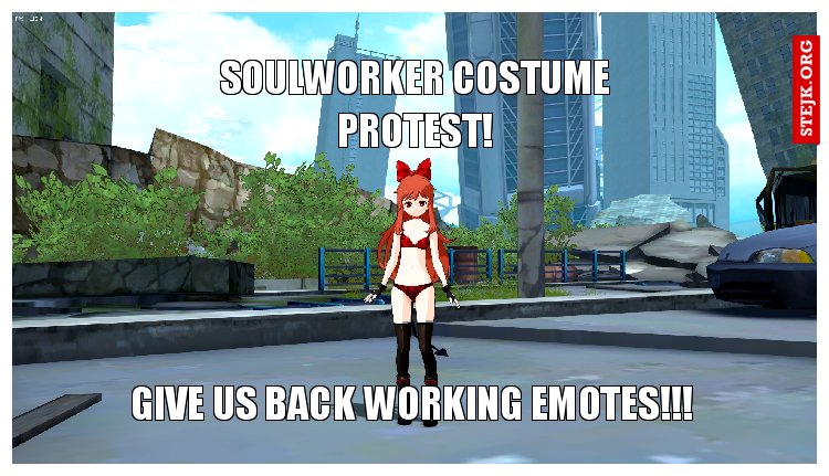 Soulworker Costume Protest!