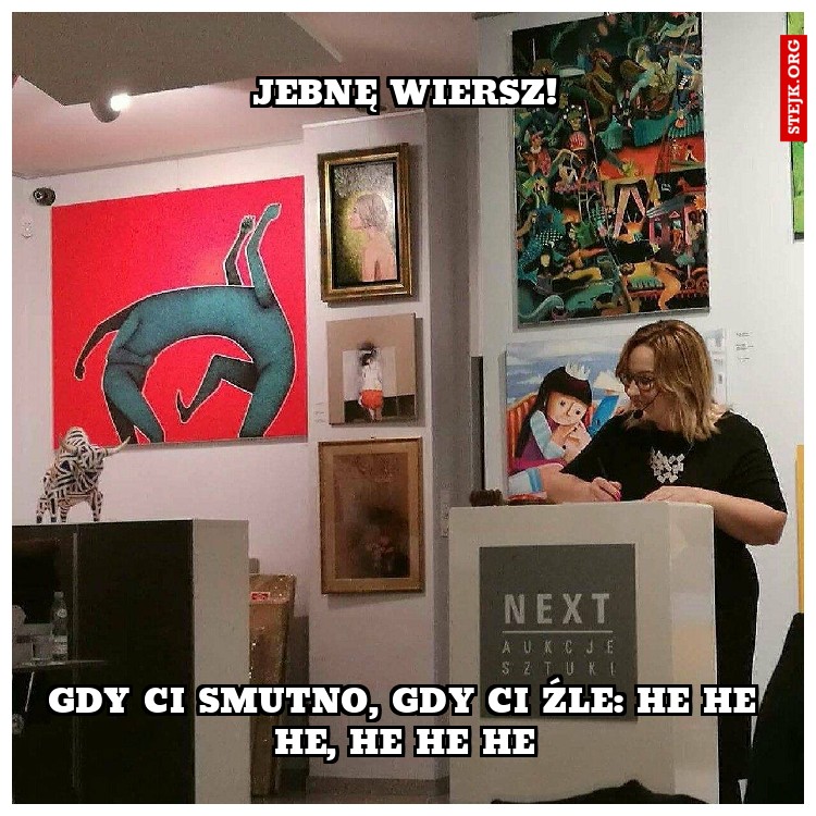Jebnę wiersz!
