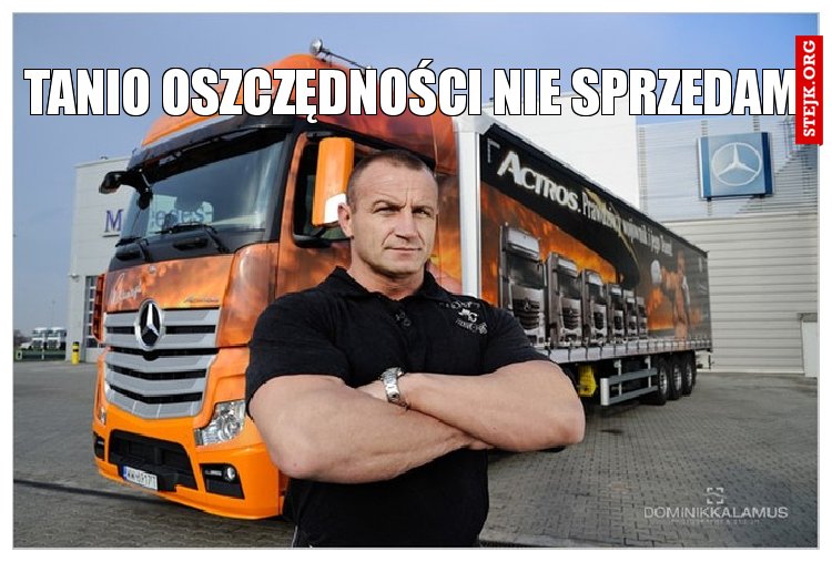 Tanio oszczędności nie sprzedam