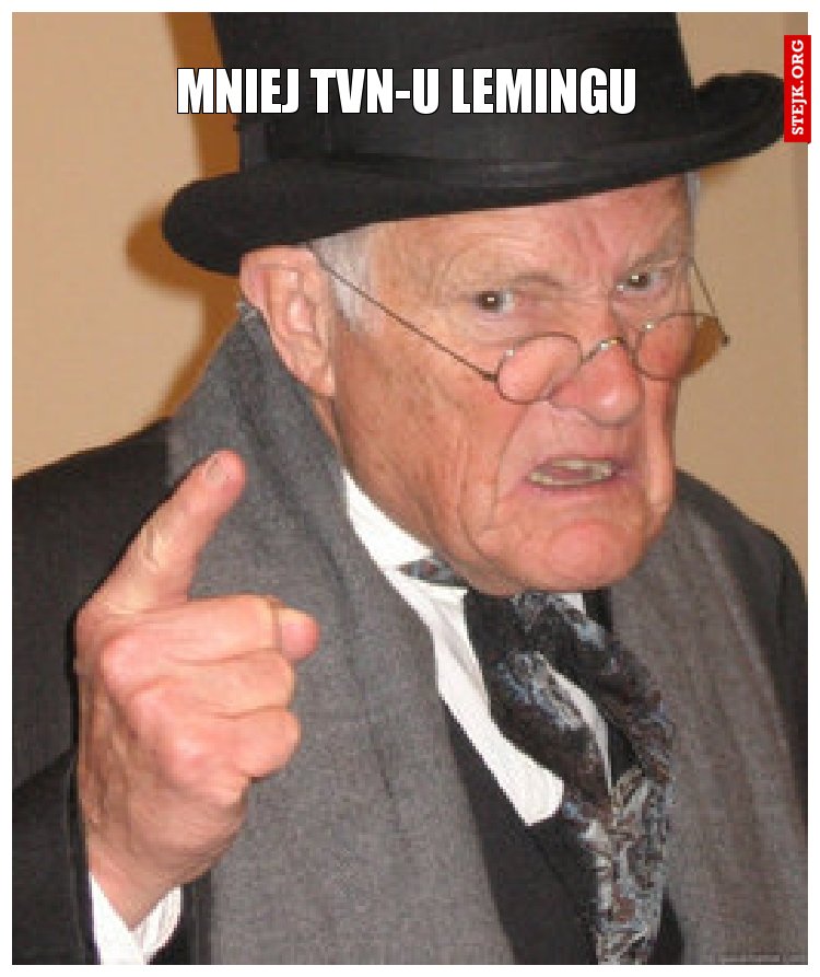Mniej TVN-u Lemingu