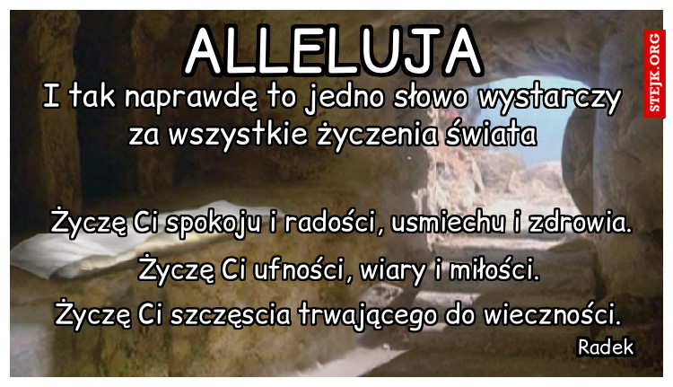 wielkanoc alleuja