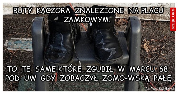 To  te  same które  zgubił  w  marcu  68  pod  uw  gdy  zobaczył  zomo-wską  pałę
