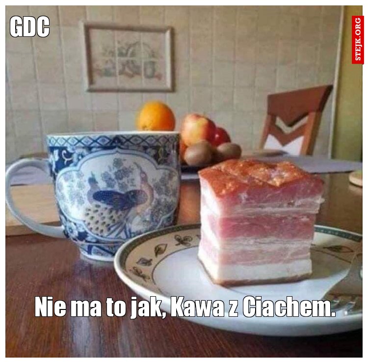 Nie ma to jak, Kawa z Ciachem.