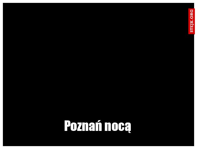 Poznań nocą