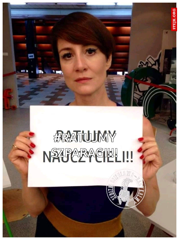 #RATUJMY SZPARAGI!!!