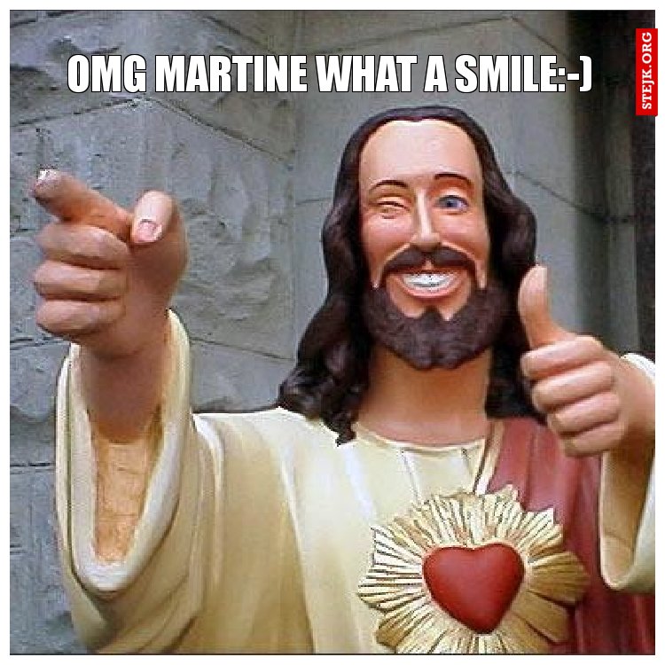 Omg Martine what a smile:-)