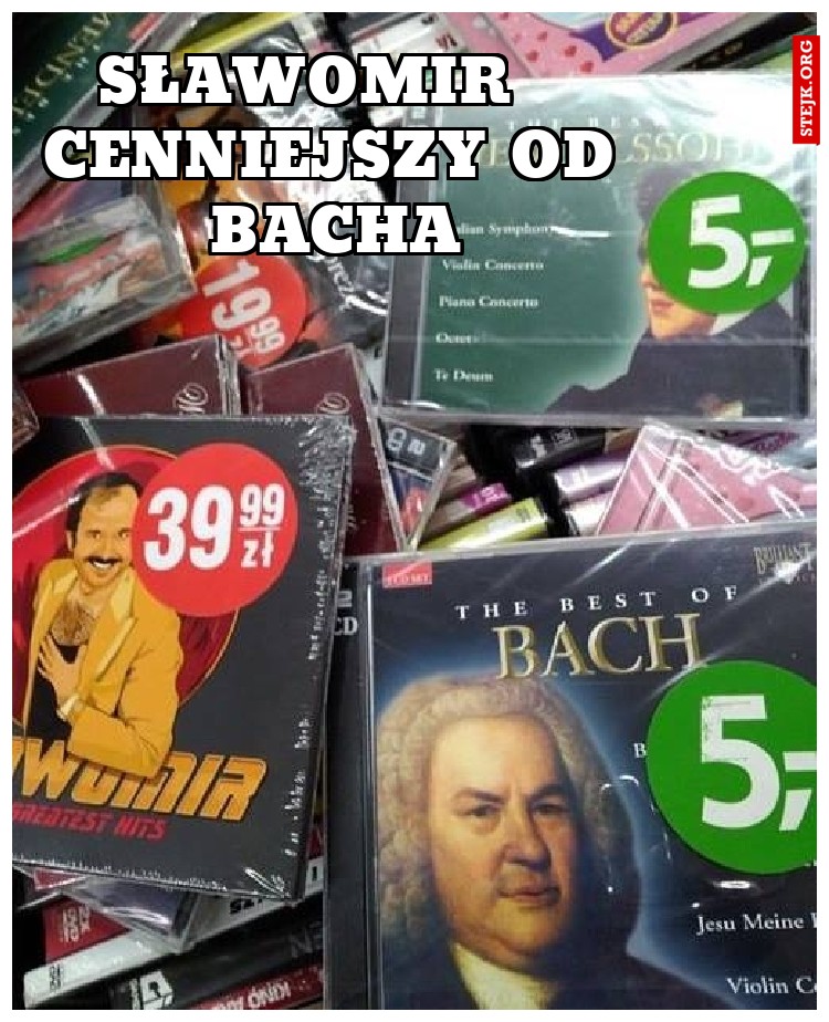sławomir   cenniejszy od bacha