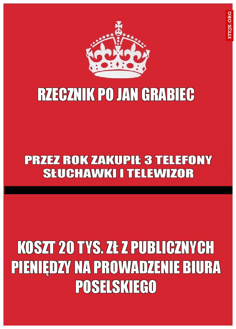 RZECZNIK PO JAN GRABIEC  