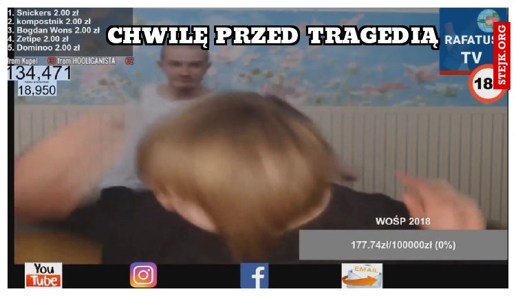 Chwilę Przed tragedią
