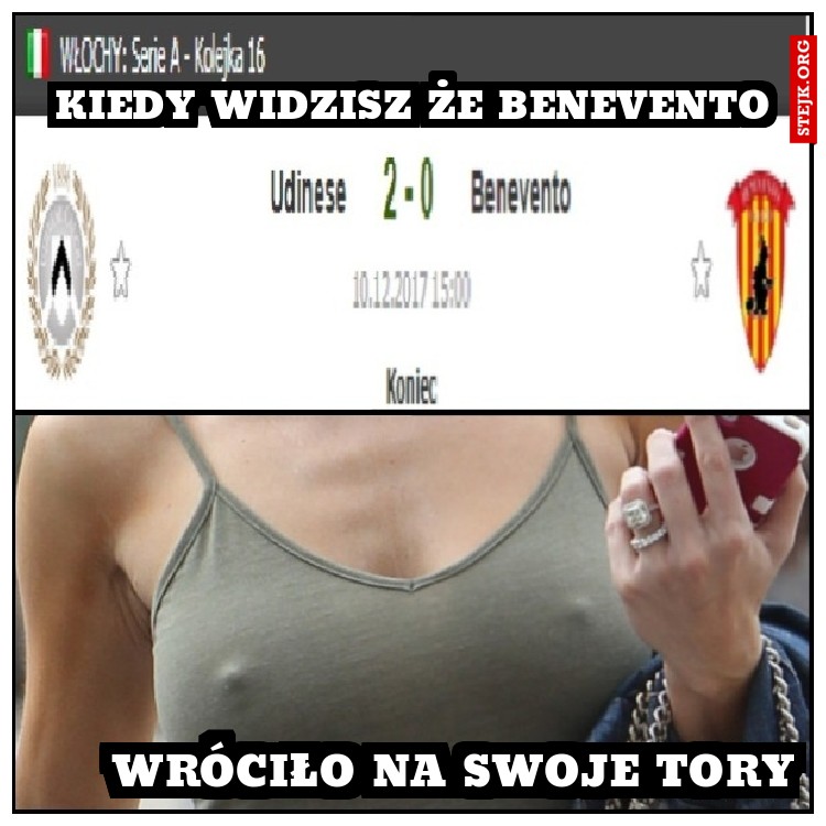 kiedy widzisz że benevento