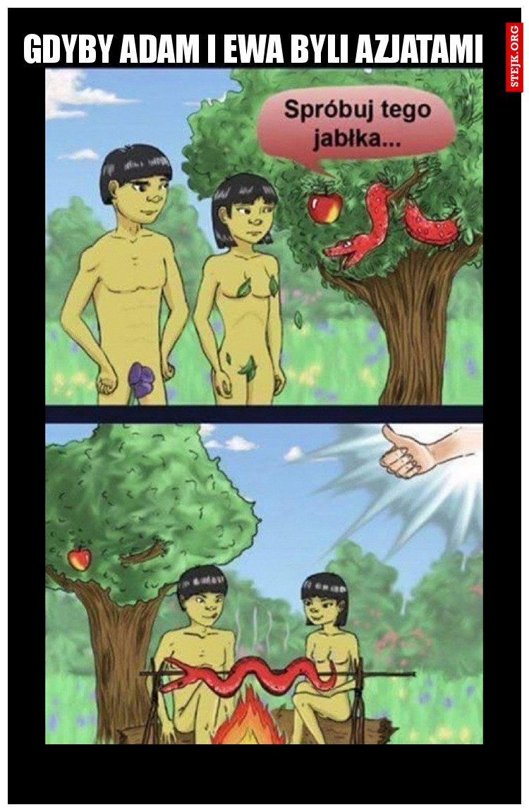 Gdyby Adam i Ewa byli Azjatami