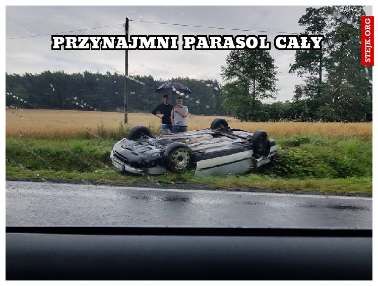 przynajmni parasol cały