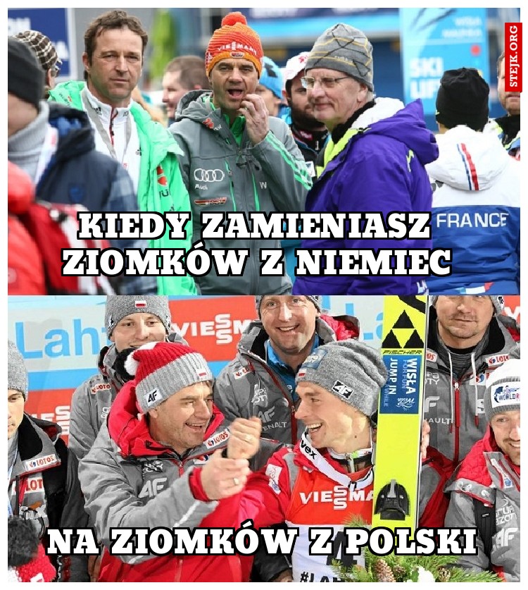 KIEDY ZAMIENIASZ ZIOMKÓW Z NIEMIEC