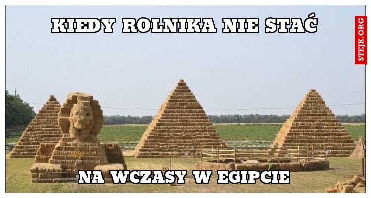 Kiedy rolnika nie stać