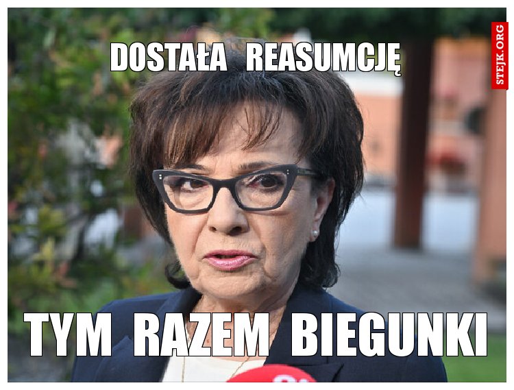 dostała   reasumcję