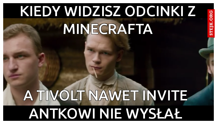 kiedy widzisz odcinki z minecrafta