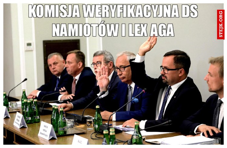 Komisja weryfikacyjna ds namiotów i lex Aga