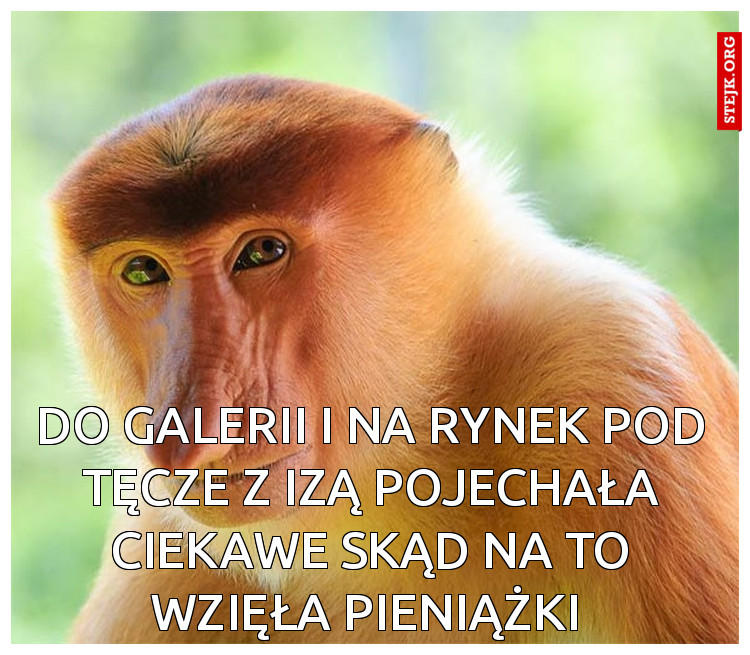 Do galerii z izą pojechała ciekawe co kupi mężowi 