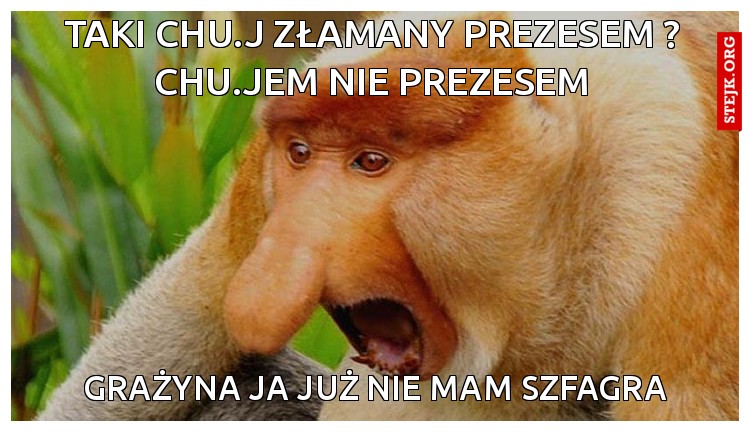 taki chu.j złamany na prezesa 