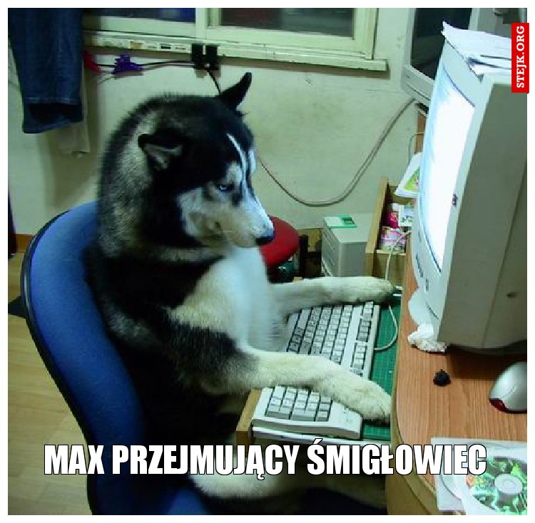 Max przejmujący śmigłowiec