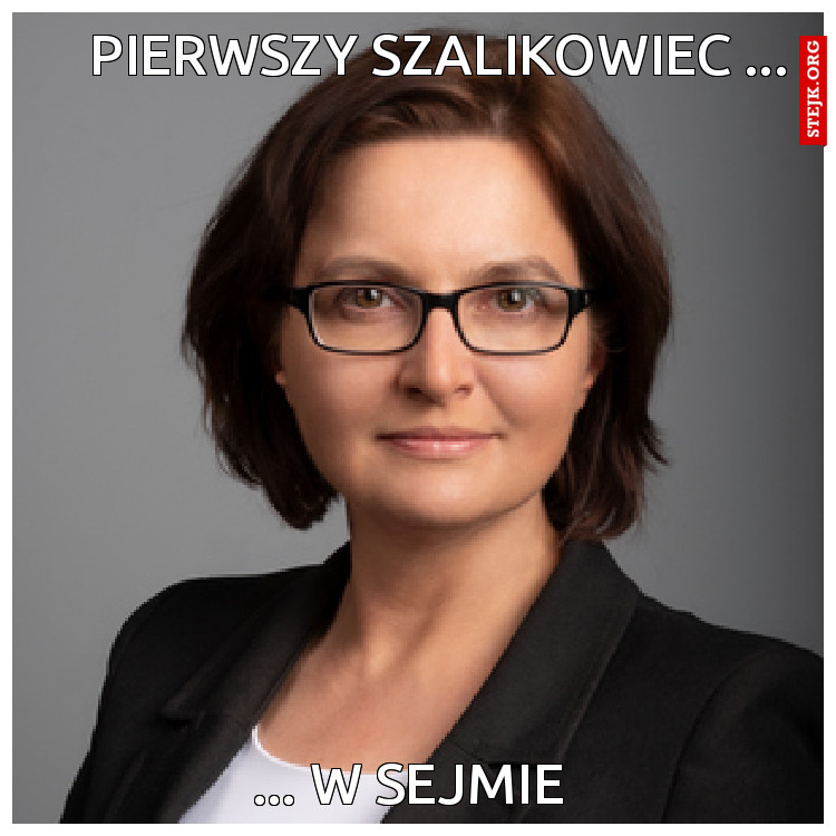 Pierwszy szalikowiec ...