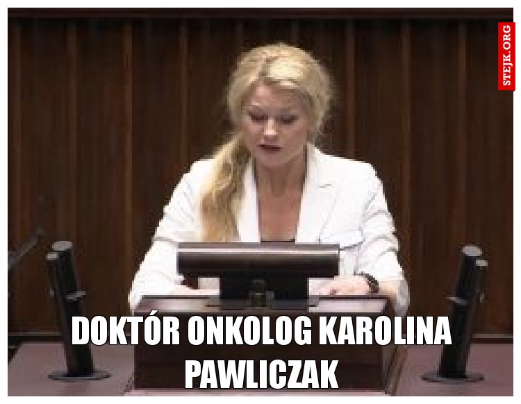 Doktór onkolog Karolina pawliczak