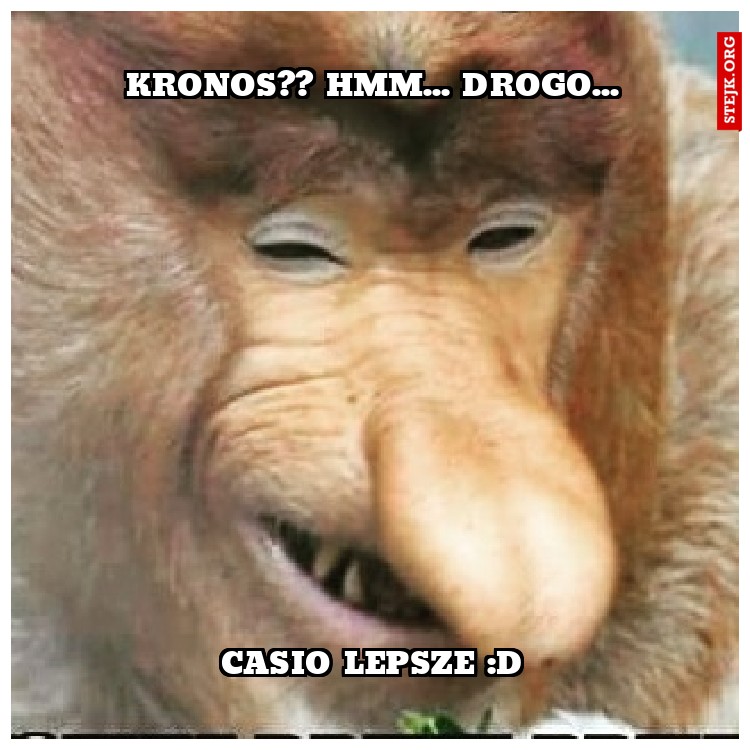 KRONOS?? HMM... DROGO...