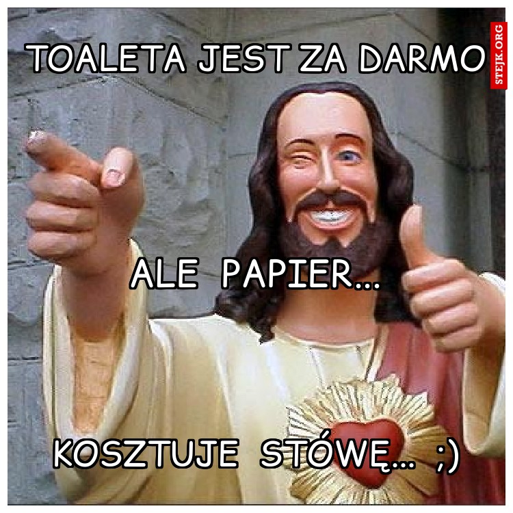 Toaleta jest za darmo